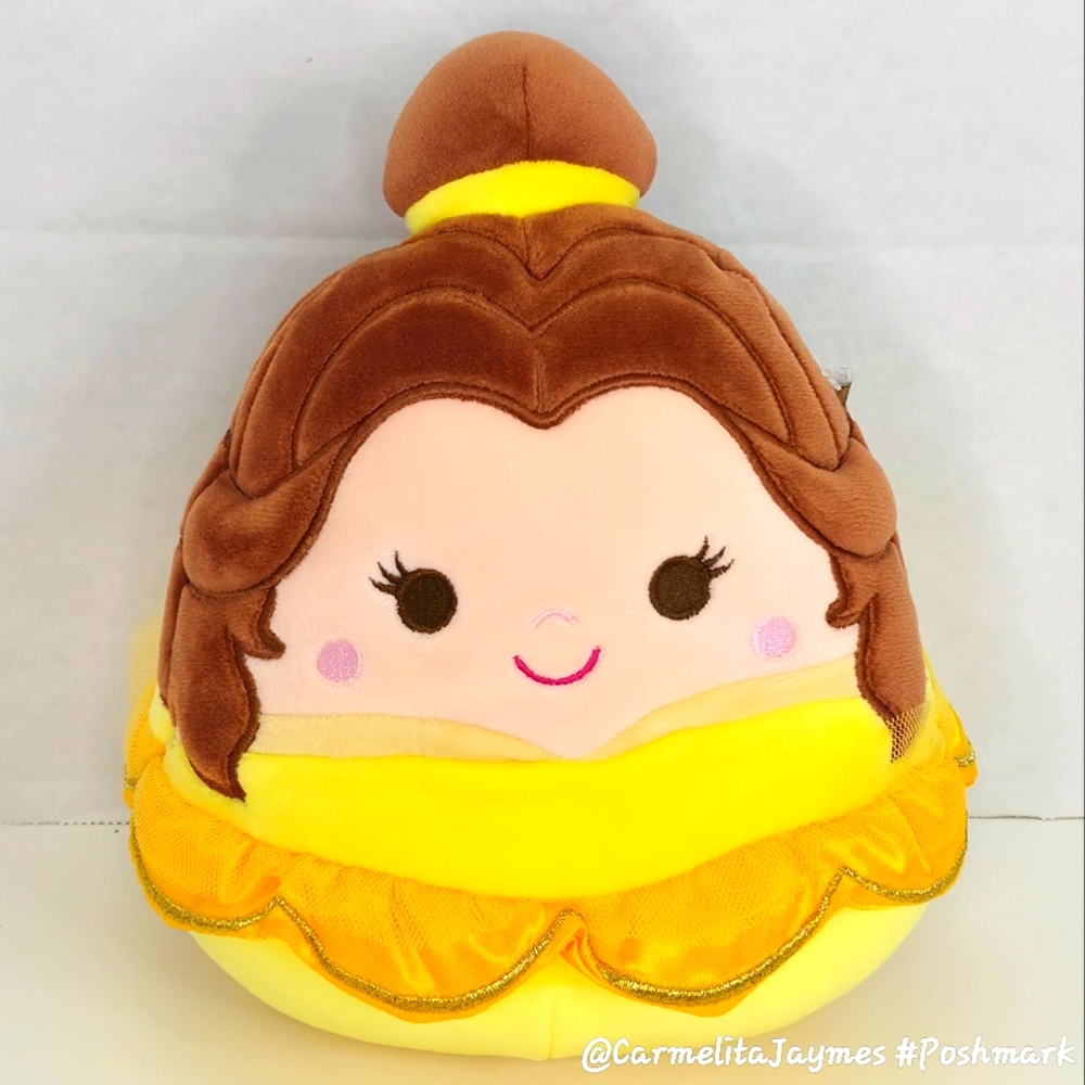 🏰 BELLE 👸 5" Disney Princess from Beauty & the Beast 2021 Squishmallow NWT